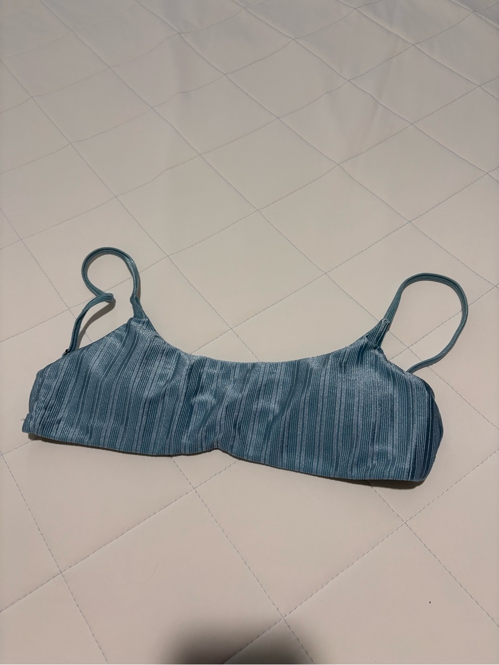 O’NEILL sparkly blue bikini top bralette style
